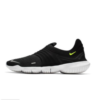 NIKE 耐克 Free RN Flyknit 3.0 男子跑鞋 AQ5707-001 黑绿 42