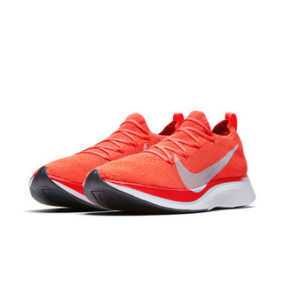 NIKE 耐克 Air Zoom Vaporfly 4% Flyknit 中性跑鞋 AJ3857-600 红灰 38.5