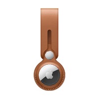 Apple 苹果 AirTag 皮革扣环 鞍褐色