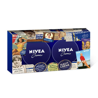 NIVEA 妮维雅 经典蓝罐润肤霜 礼盒款 60ml*2