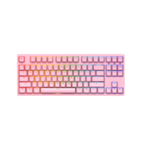 Akko 艾酷 3087S 87键 有线机械键盘 粉色 Cherry红轴 RGB