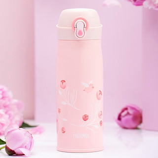 THERMOS 膳魔师 花系列 TCME-400S PK FL 保温杯 400ml 芍药花