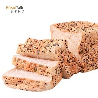 面包新语 （BreadTalk）粗粮多麦吐司 410g 杂粮面包早餐 高饱腹 健身代餐