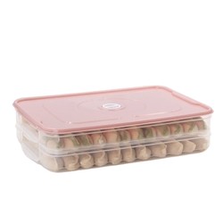 Tuite 推特    冰箱保鲜防串味饺子盒  2层1盖