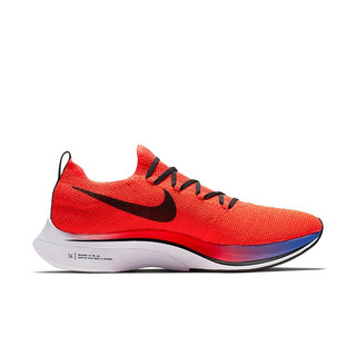 NIKE 耐克 Air Zoom Vaporfly 4% Flyknit 中性跑鞋 AJ3857-601 红黑 38.5