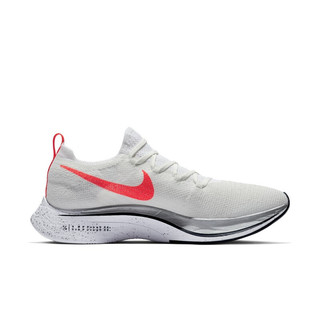 NIKE 耐克 Air Zoom Vaporfly 4% Flyknit 中性跑鞋 AJ3857-160 白灰橙 40.5