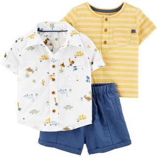 3-Piece Dinosaur Little Short Set