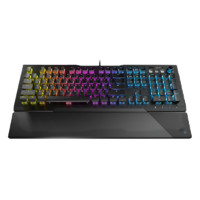 ROCCAT 冰豹 瓦肯 Vulcan 121 104键 有线机械键盘 黑色 泰坦红轴 RGB