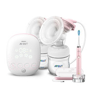 AVENT 新安怡 木兰系列 SCF316 双边电动吸奶器 定制款樱悦盒 樱花粉