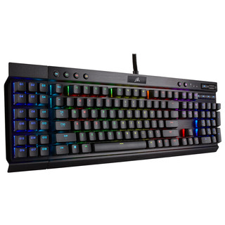 USCORSAIR 美商海盗船 K95 RGB 110键 有线机械键盘 黑色 Cherry红轴 RGB
