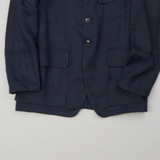 Nigel Cabourn 男士亚麻斜纹布夹克外套 80420080000 海军 52