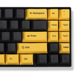 GANSS 迦斯 GS87D 87键 双模无线机械键盘 黑色墨金石 Cherry黑轴 无光