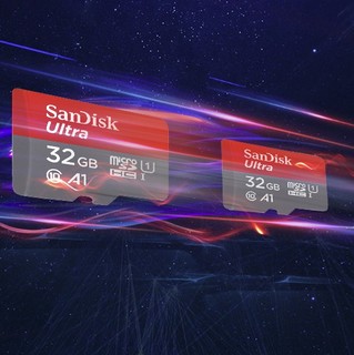 SanDisk 闪迪 Ultra 至尊高速系列 SDSQUNC Micro-SD存储卡 32GB (UHS-I、U1、A1)