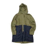 Nigel Cabourn 男士长款大衣外套 80420030000 绿色 50