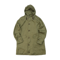 Nigel Cabourn 男士长款大衣外套 80420030000 绿色 46
