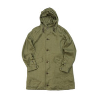 Nigel Cabourn 男士长款大衣外套 80420030000 绿色 48