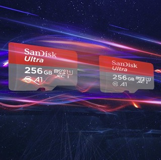 SanDisk 闪迪 Ultra 至尊高速系列 SDSQUNC Micro-SD存储卡 256GB (UHS-I、U1、A1)