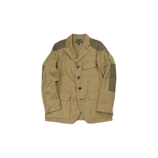 Nigel Cabourn 男士亚麻斜纹布夹克外套 80420080000 卡其色 50