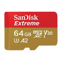 SanDisk 闪迪 至尊极速移动系列 MicroSD存储卡 64GB（UHS-I、V30、U3、A2）