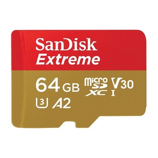 SanDisk 闪迪 Extreme 至尊极速移动系列 MicroSD存储卡 64GB（U3、V30、A2）