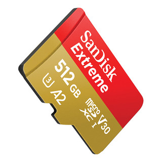 SanDisk 闪迪 Extreme 至尊极速移动系列 MicroSD存储卡 512GB（U3、V30、A2）