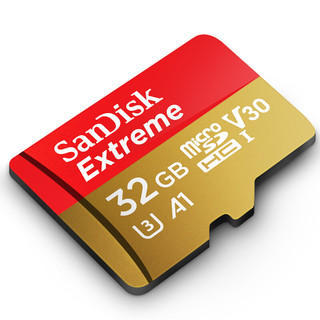 SanDisk 闪迪 Extreme 至尊极速移动系列 MicroSD存储卡 32GB（U3、V30、A1）