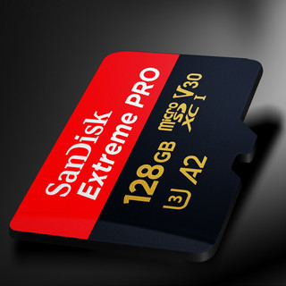 SanDisk 闪迪 Extreme PRO 至尊超极速系列 Micro-SD存储卡 128GB (UHS-I、V30、U3、A2)