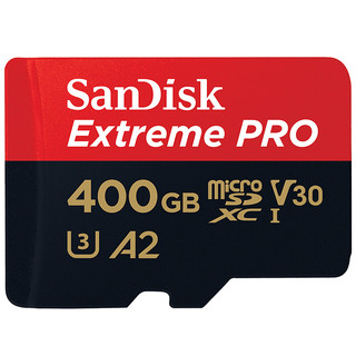 SanDisk 闪迪 Extreme PRO 至尊超极速系列 Micro-SD存储卡 400GB (UHS-I、V30、U3、A2)