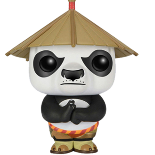 funko功夫熊猫36402斗笠阿宝手办