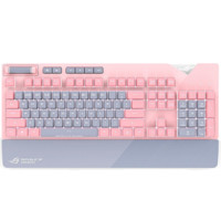 ROG 玩家国度 STRIX FLARE PNK LTD 104键 有线机械键盘 粉色 Cherry茶轴 RGB