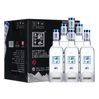 衡水老白干 冰川 46%vol 老白干香型白酒 500ml*6瓶 整箱装