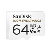 SanDisk 閃迪 HIGH ENDURANCE系列 Micro-SD存儲卡 64GB（UHS-I、V30、U3）