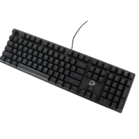 Dareu 达尔优 EK925 防水版 108键 有线机械键盘 黑色 热插拔黑轴 双RGB