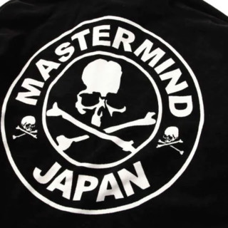 mastermind JAPAN 男士拉链连帽卫衣 黑色 XS