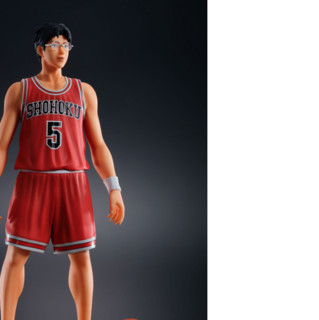 SLAM DUNK 灌篮高手 木暮公延 红色制服 限量版 手办