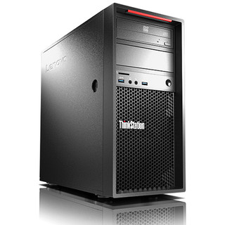 Lenovo 联想 ThinkStation P320 大机箱版 23.8英寸 工作站 黑色（至强E3-1225、P400、16GB、2TB HDD）