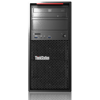 Lenovo 联想 ThinkStation P320 大机箱版 工作站 黑色(至强E3-1225V6、核芯显卡、16GB、128GB SSD+1TB HDD)