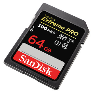 SanDisk 闪迪 至尊超极速系列 Extreme PRO SD存储卡 64GB（UHS-III、V90、C10）