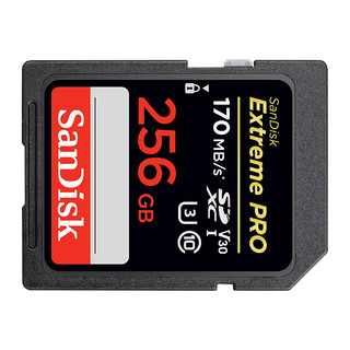 SanDisk 闪迪 Extreme PRO 至尊超极速系列 SD存储卡 256GB（UHS-I、V30、U3）