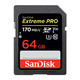 粉丝专享：SanDisk 闪迪 Extreme PRO SD存储卡 64GB