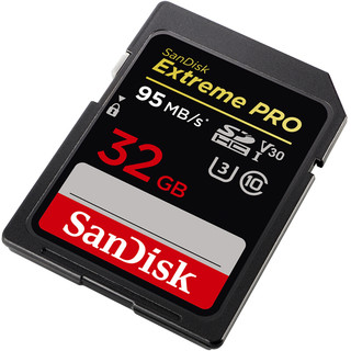 SanDisk 闪迪 Extreme PRO 至尊超极速系列 SD存储卡 32GB（UHS-I、V30、U3）