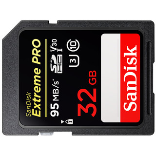 SanDisk 闪迪 Extreme PRO 至尊超极速系列 SD存储卡 32GB（UHS-I、V30、U3）