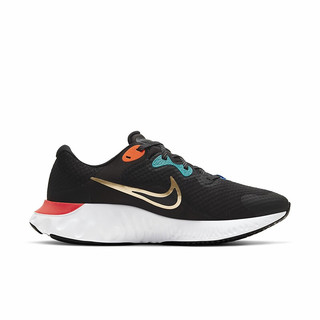 NIKE 耐克 Renew Run 2 男子跑鞋 DJ0033-061 黑橙蓝 41