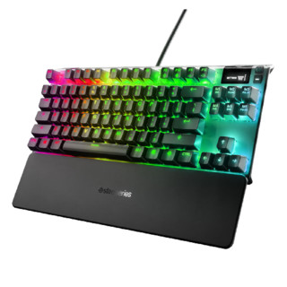 Steelseries 赛睿 APEX Pro TKL 87键 有线机械键盘 黑色 Omnipoint轴 RGB