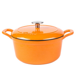 fissler 菲仕乐 食色系列 珐琅铸铁锅 橙色 20cm