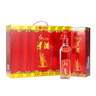 JINJIU 津酒 红JINJIU 津酒 38%vol 浓香型白酒 500ml*4瓶 整箱装