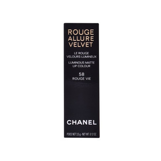 CHANEL 香奈儿 炫亮魅力丝绒唇膏 #58ROUGE VIE 3.5g