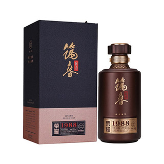 筑春 荣耀 1988 53%vol 酱香型白酒 500ml*6瓶 整箱装