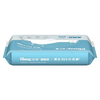 Kleenex 舒洁 湿厕纸羊驼湿厕纸40片*5包（200片） 擦去99.9%细菌