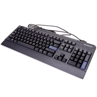 ThinkPad 思考本 0A36411 104键 有线薄膜键盘 黑色 无光